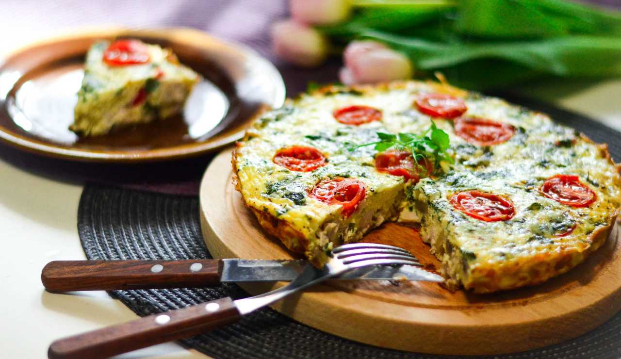 frittata pizza