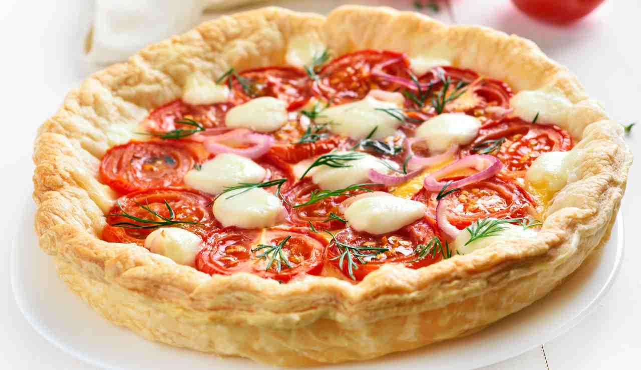 Pizza pomodorini e feta
