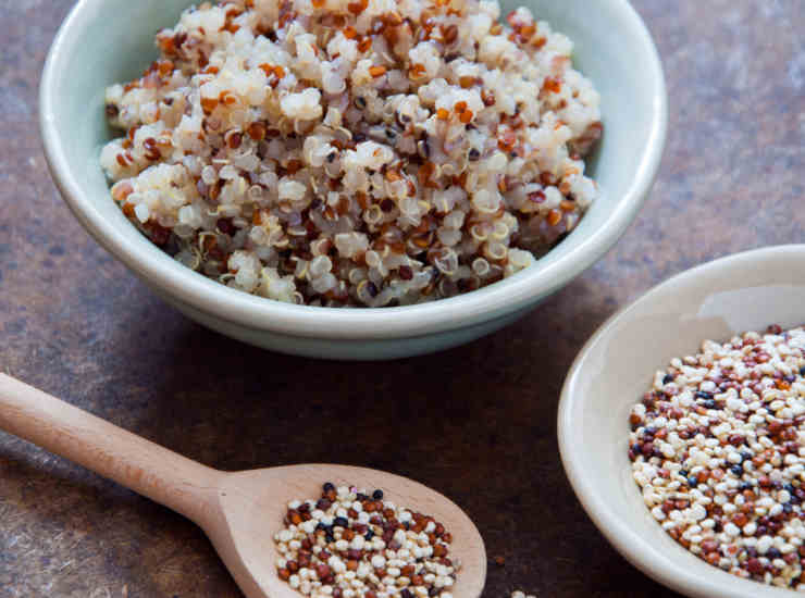 Le proprietà della quinoa semi ciotola 