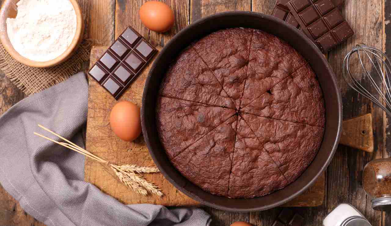 torta leggera al cioccolato