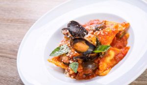 pasta patate e cozze cremosa