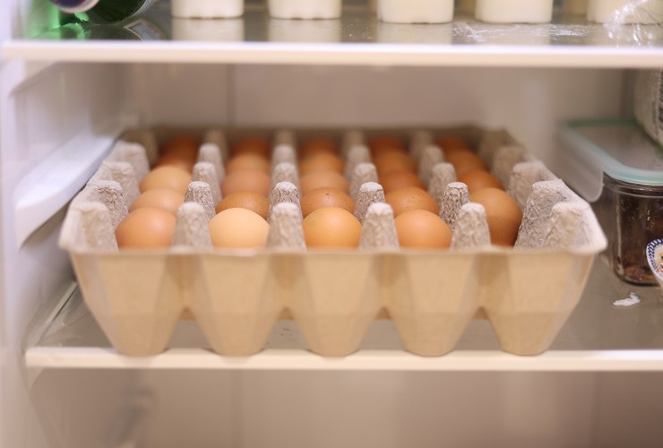 Come vanno conservate le uova nel frigorifero?