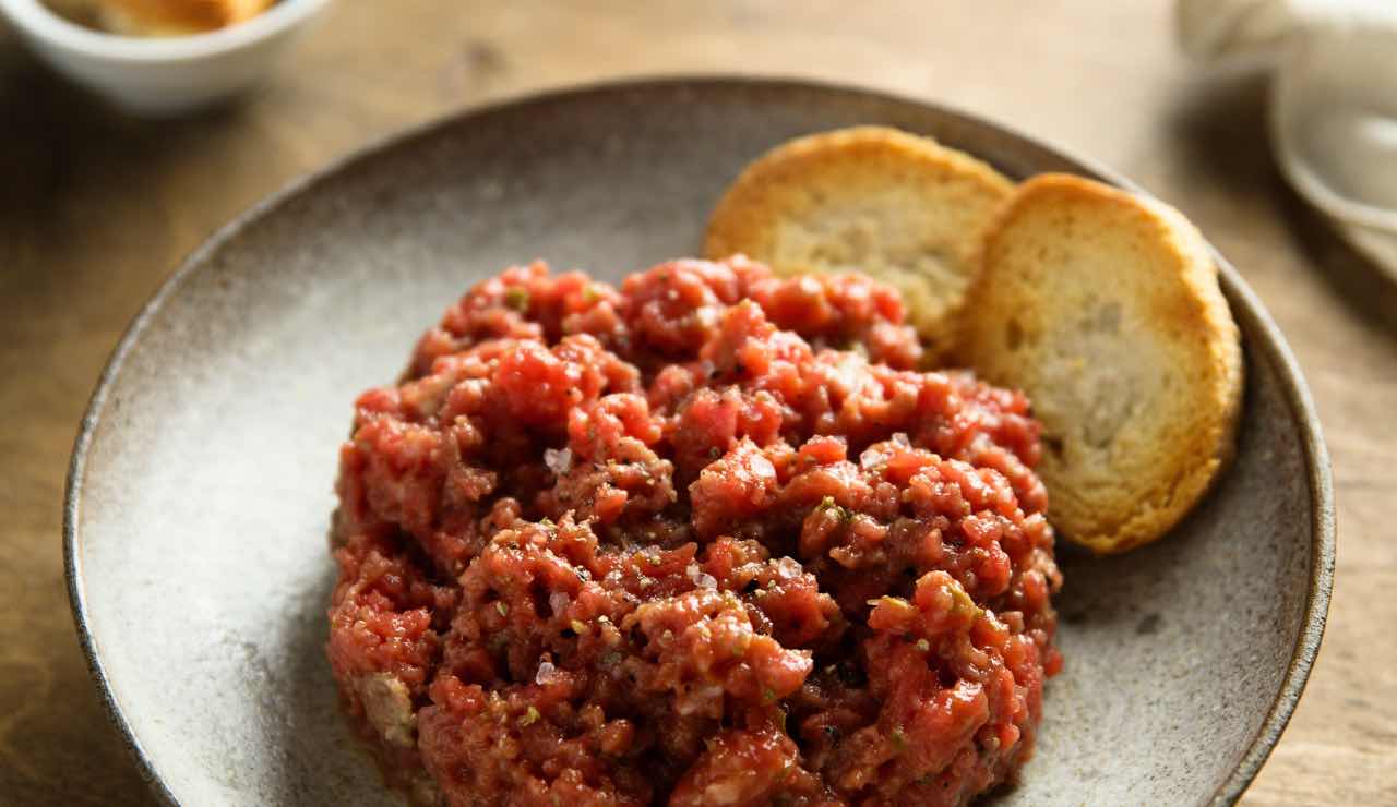 Tartare di manzo fatta in casa