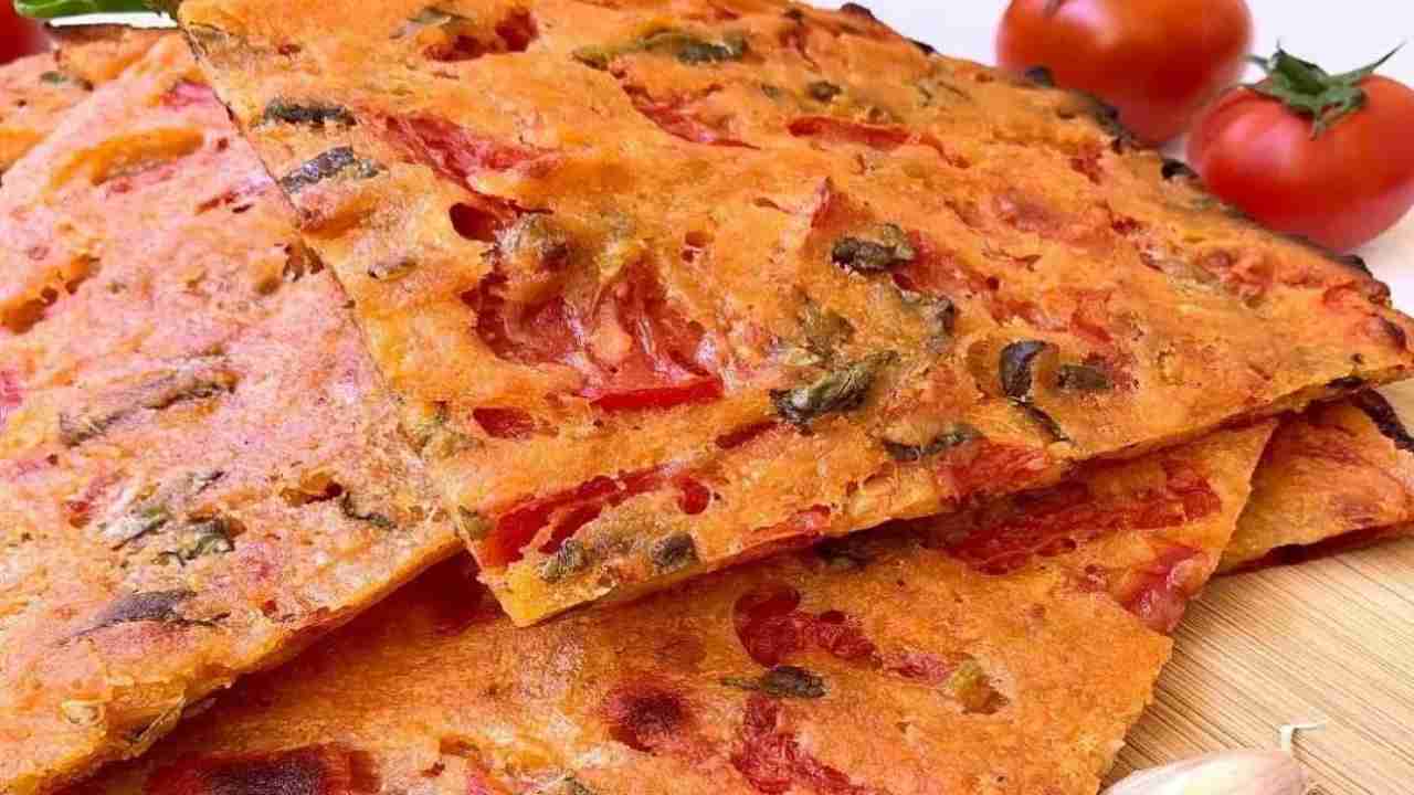 Una focaccia da leccarsi i baffi