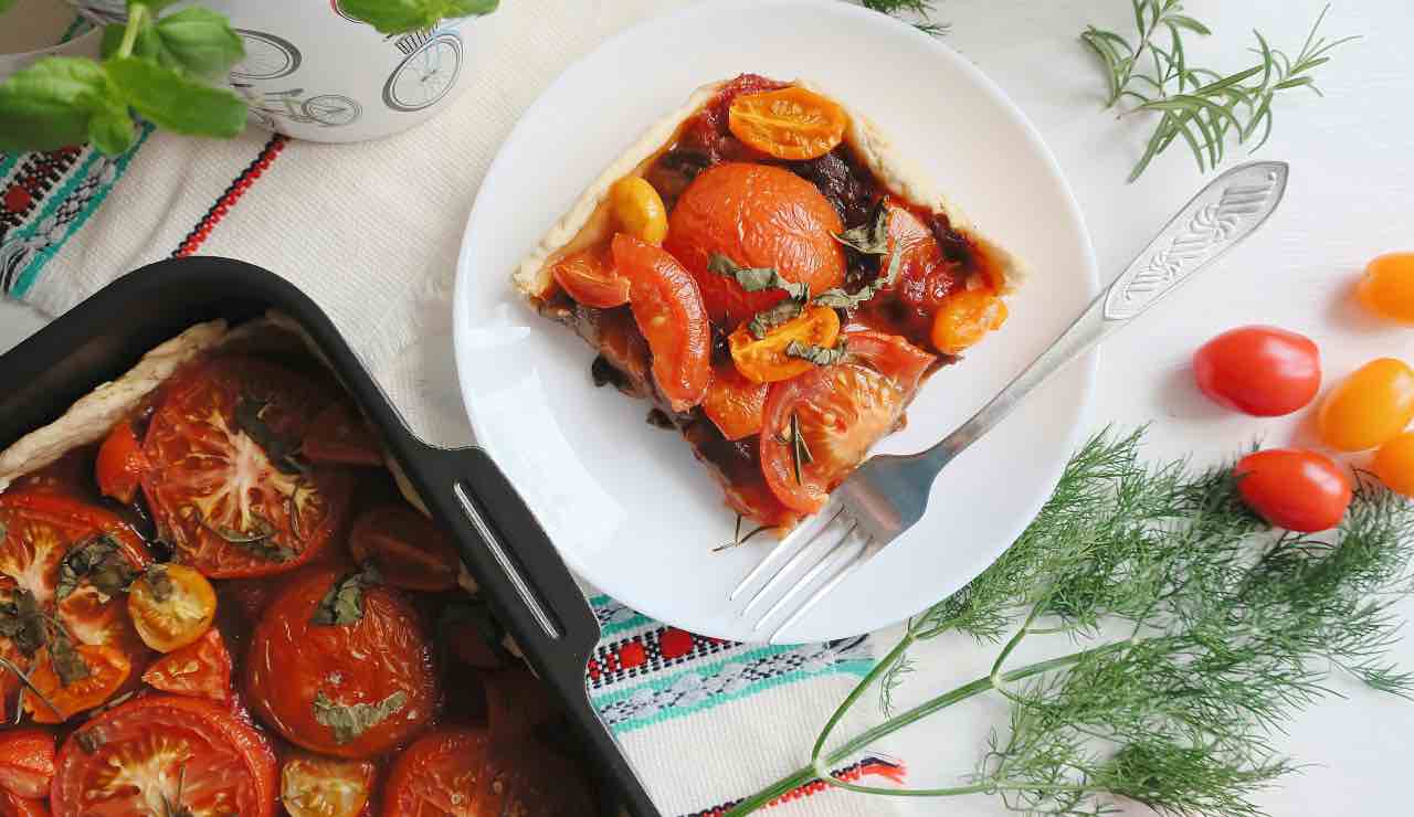 Tarte tatin di pomodori