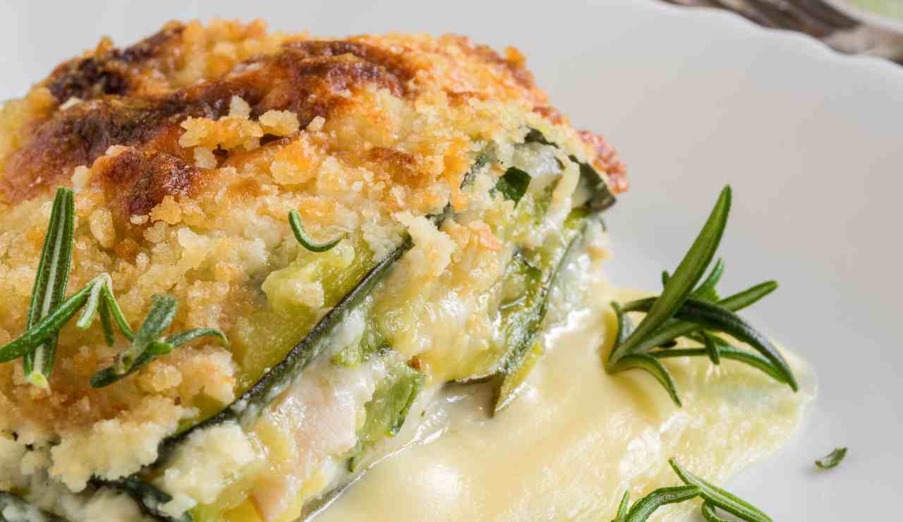 Zucchine con il parmigiano