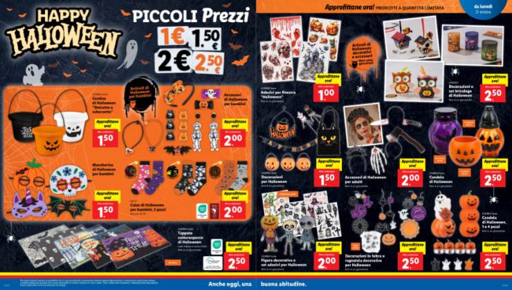 volantino lidl halloween